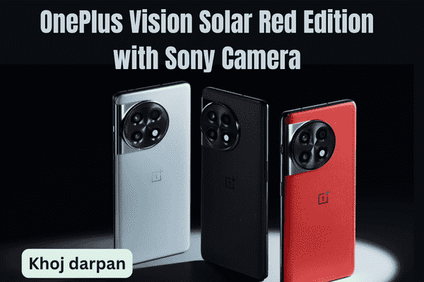 OnePlus 11r Vision Solar Red Edition with Sony Camera